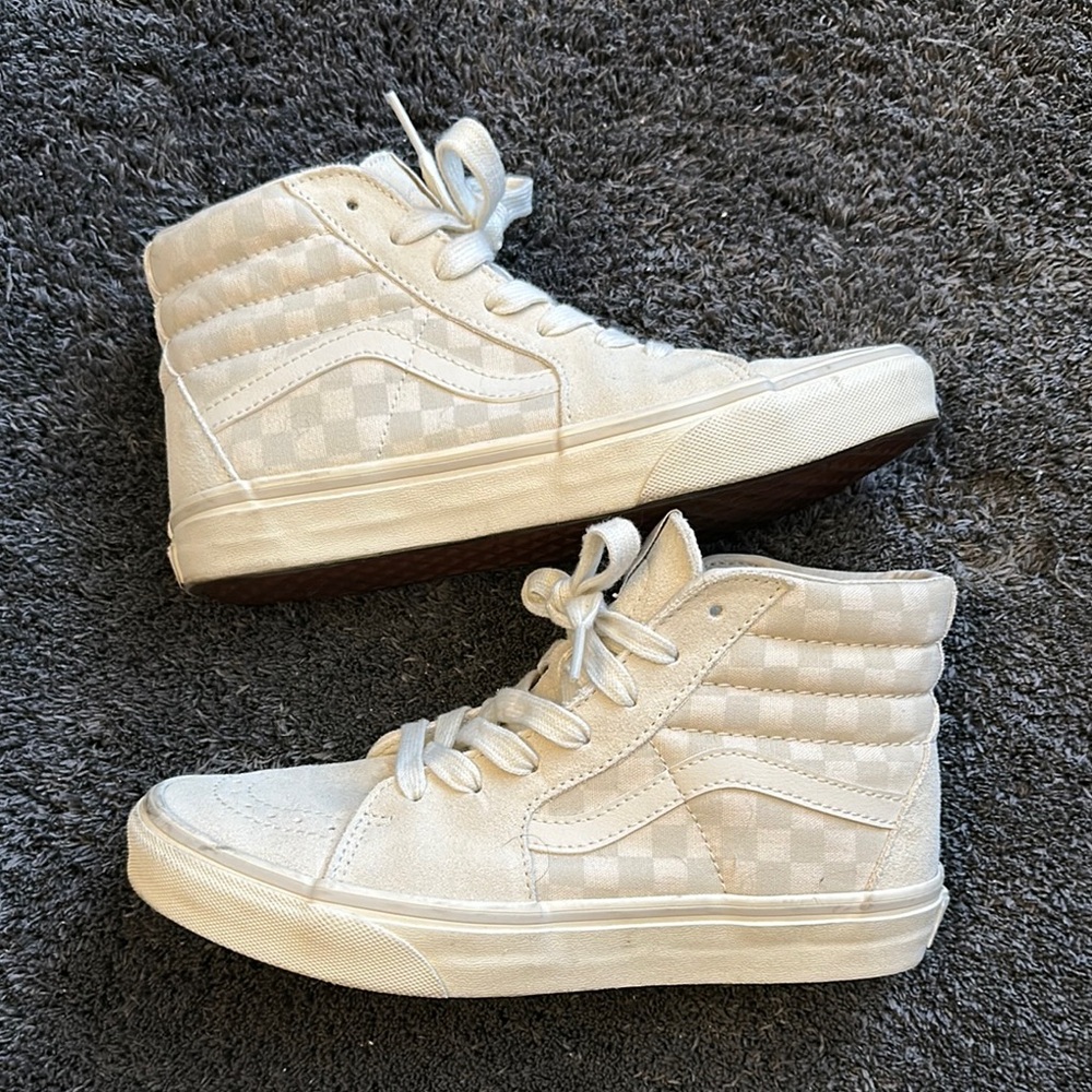 White High-Top Sneakers